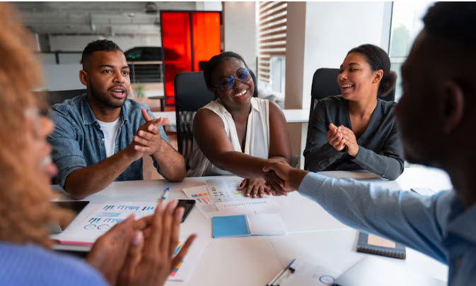 group-volunteers-checking-clothes